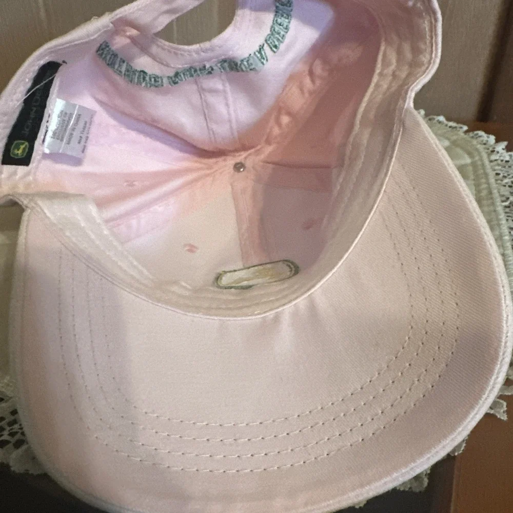 Pink Official Cotton John Deere Ball cap Owner's Edition Adjustable